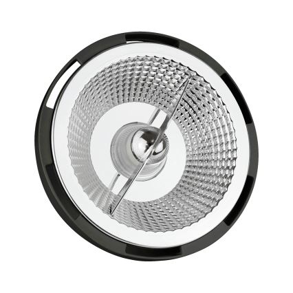 LED Λάμπα AR111 GU10/12W/230V 3000K 15° μαύρο
