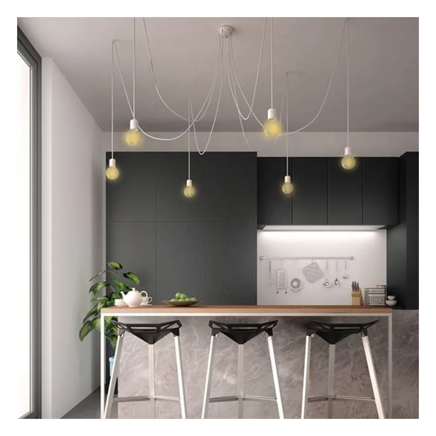 LED Λάμπα ΛΕΥΚΟ ΝΗΜΑ A60 E27/7,5W/230V 3000K