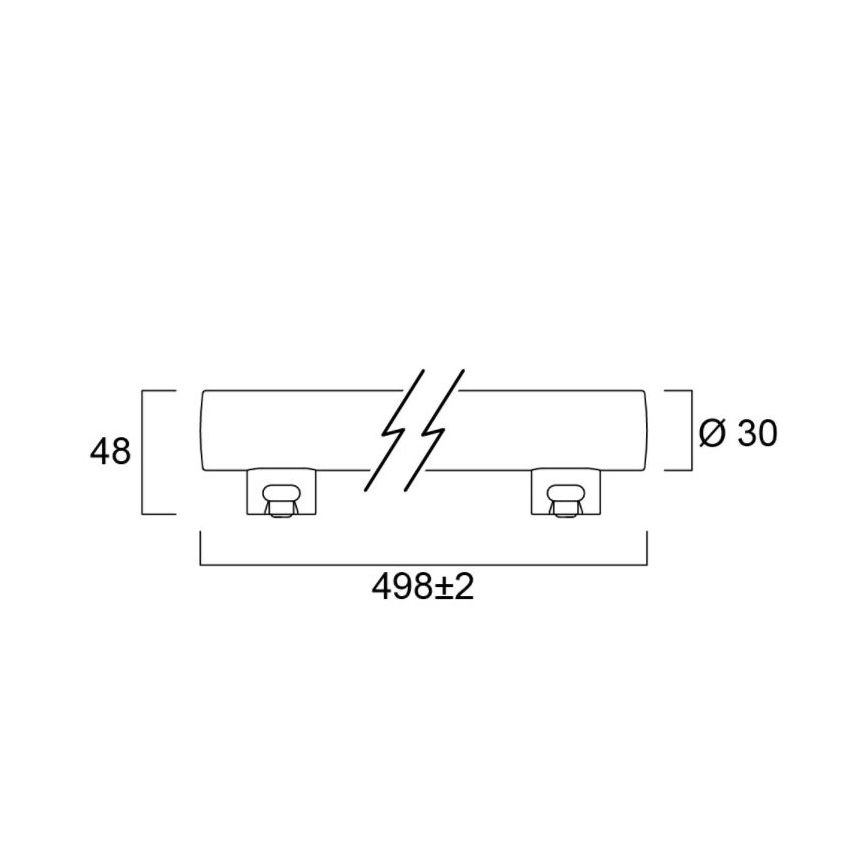 LED Λάμπα φθορίου TOLEDO S14s/7,5W/230V 2700K 50 cm - Sylvania