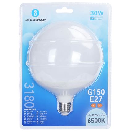 LED λάμπα G150 E27/30W/230V 6500K - Aigostar