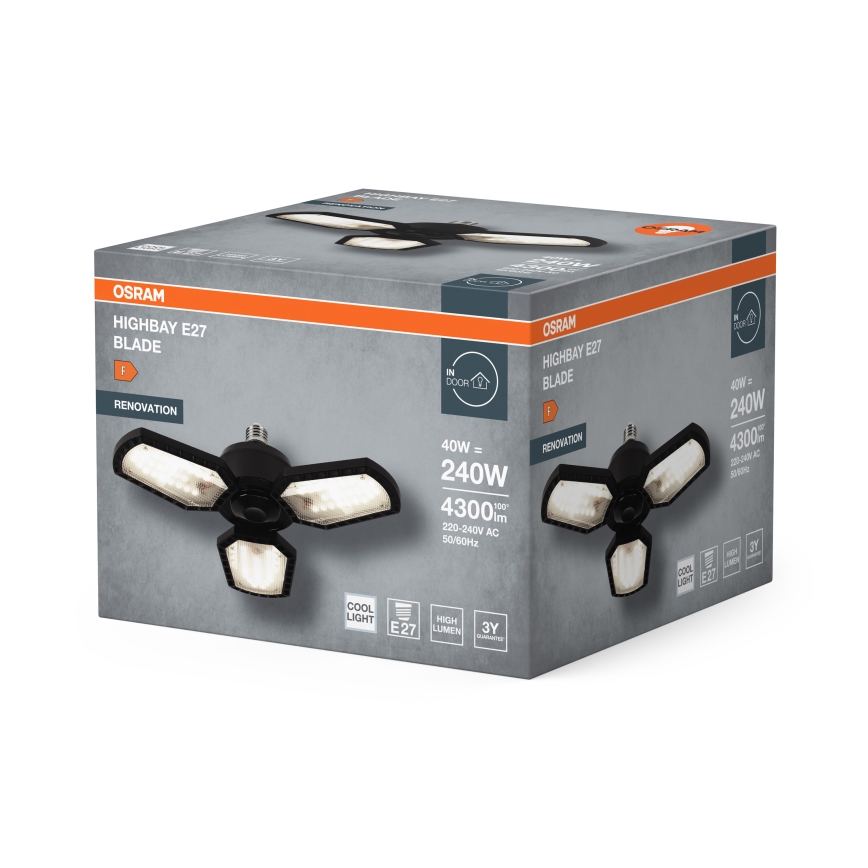 LED λάμπα HIGHBAY E27/40W/230V 4000K - Osram