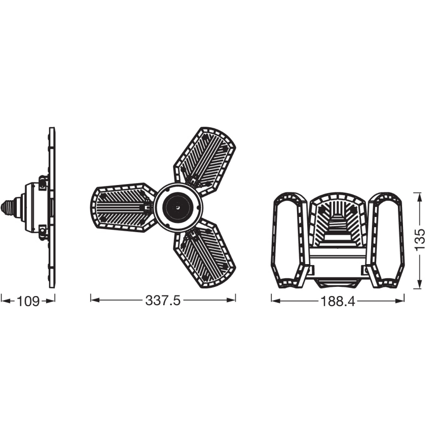 LED λάμπα HIGHBAY E27/40W/230V 4000K - Osram