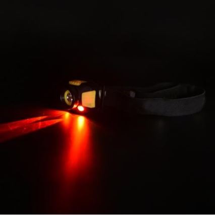 LED Λάμπα κεφαλής 2xLED/5W/3xAAA + LED/3W