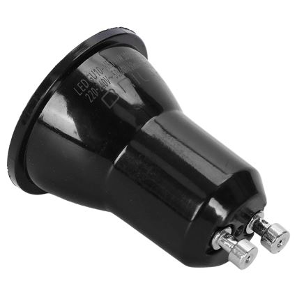 LED Λάμπα MR11 GU10/4W/230V 3000K 60° μαύρη - BRILAGI