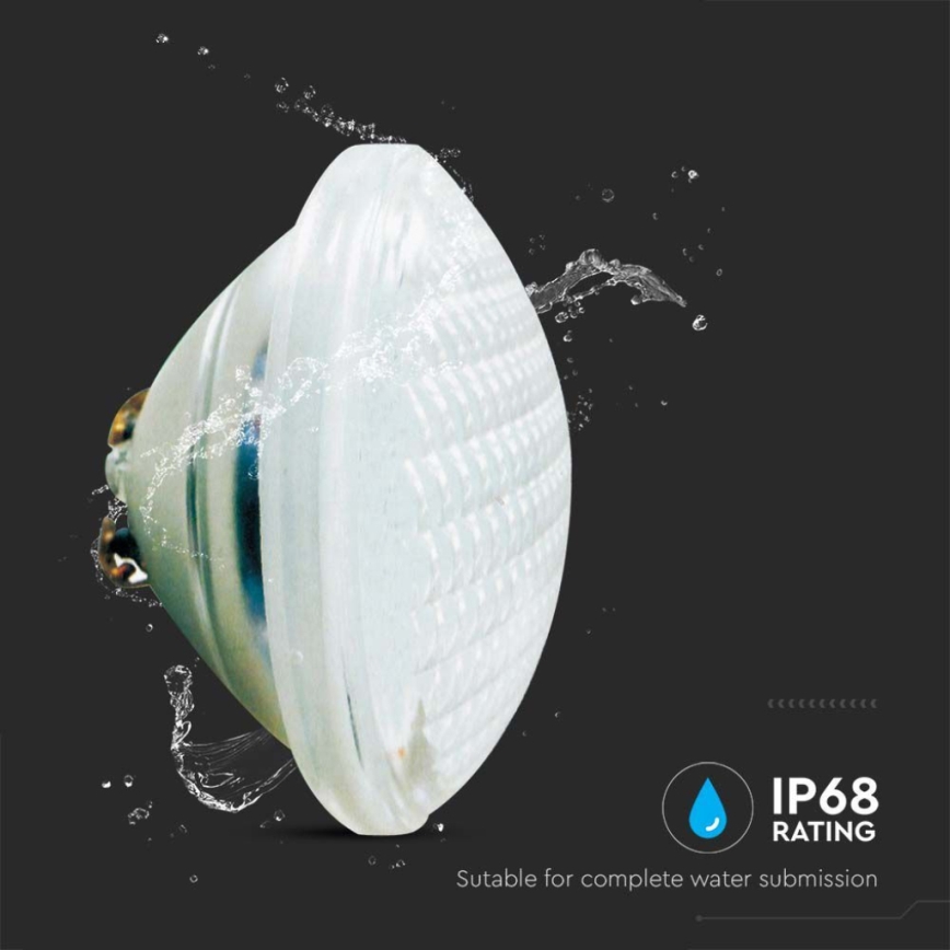LED Λάμπα Πισίνας LED/18W/12V IP68 6500K