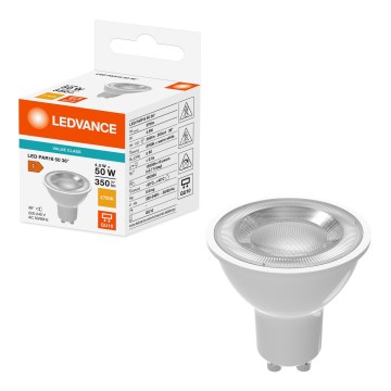 LED λάμπα προβολέα PAR16 GU10/4,5W/230V 2700K 36° - Ledvance