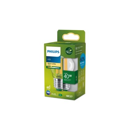 LED λάμπα ULTRAEFFICIENT VINTAGE Philips P45 E27/2,3W/230V 2700K