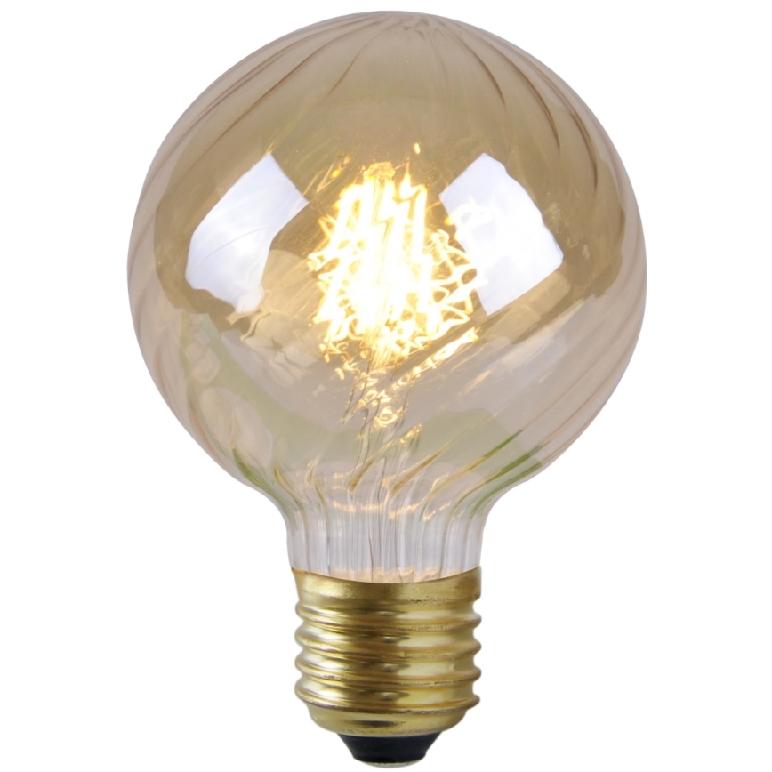 LED Λάμπα VINTAGE AMBER G95 E27/4W/230V 2700K