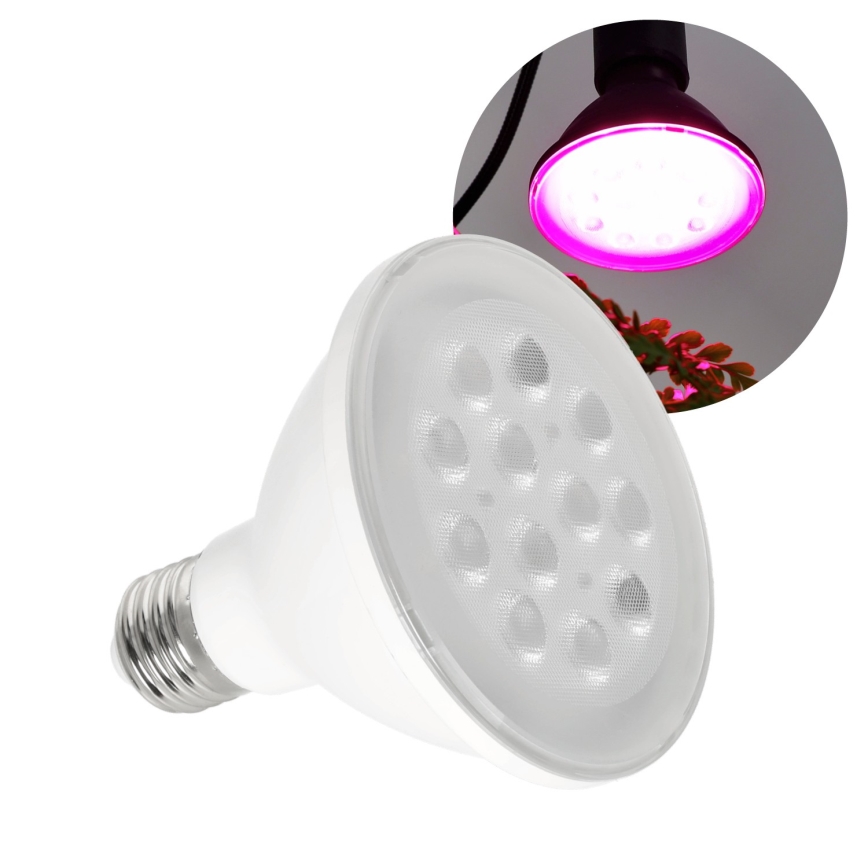 LED Λάμπα για την ανάπτυξη φυτών VITABLOOM E27/9W/230V 1200K λευκό - Brilagi