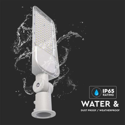 LED Φωτιστικό Δρόμου SAMSUNG CHIP LED/100W/230V 4000K IP65 γκρι