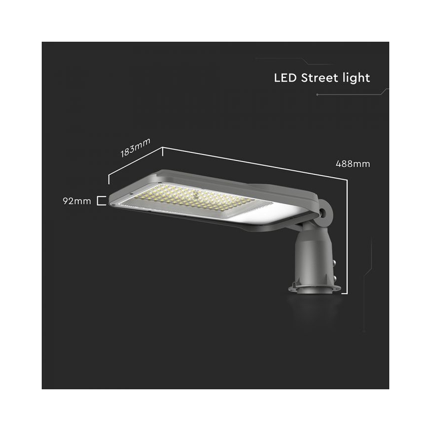 LED Φωτιστικό Δρόμου SAMSUNG CHIP LED/100W/230V 6500K IP65