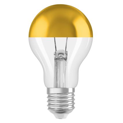 LED λάμπα με καθρεφτισμένη κορυφή SUPERSTAR E27/7W/230V 2700K χρυσή - Osram