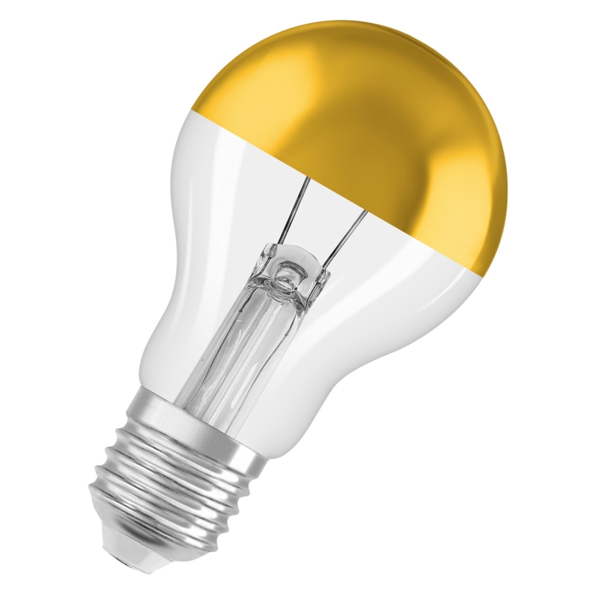 LED λάμπα με καθρεφτισμένη κορυφή SUPERSTAR E27/7W/230V 2700K χρυσή - Osram