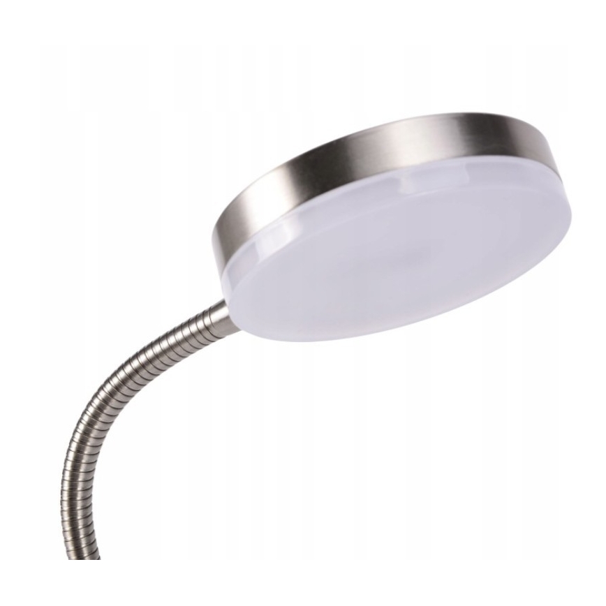 LED λάμπα με κλιπ LED/3,2W/230V ματ χρώμιο