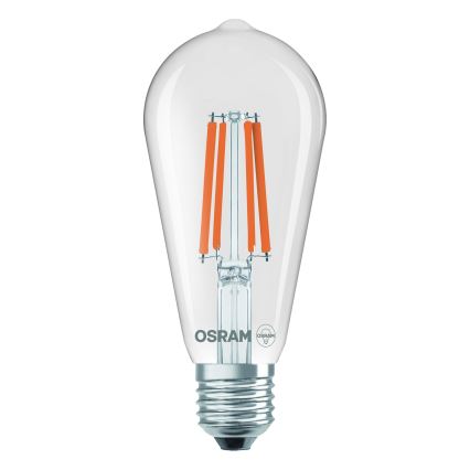 LED λαμπτήρας CLASSIC FILAMENT E27/6,5W/230V 4000K - Osram