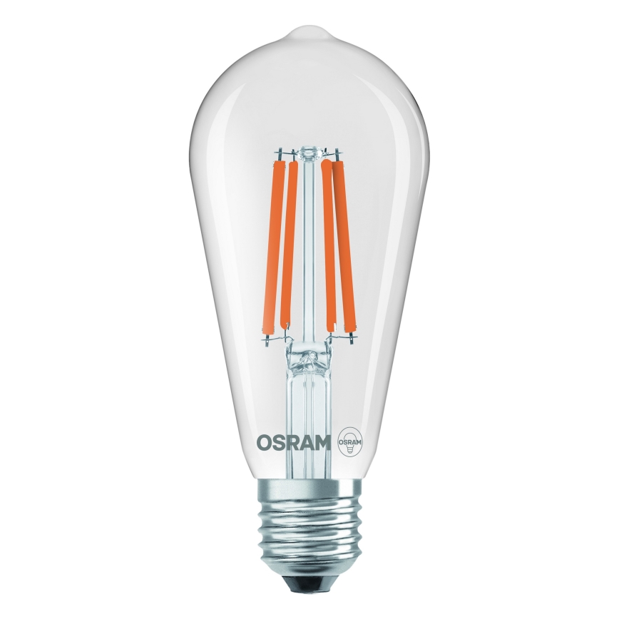 LED λαμπτήρας CLASSIC FILAMENT E27/6,5W/230V 4000K - Osram
