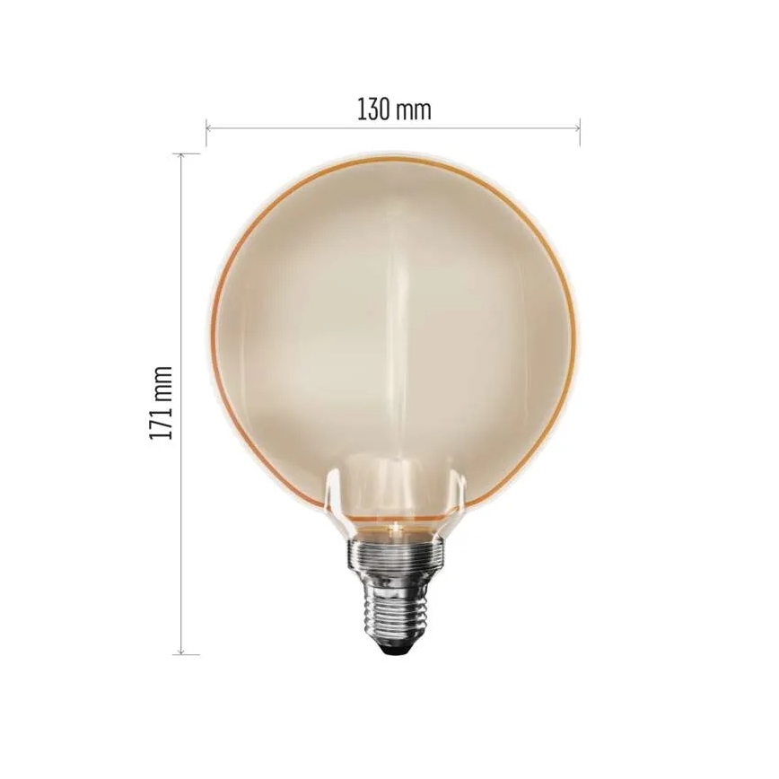 LED Λαμπτήρας DECO VINTAGE G130OA E27/4W/230V 1800K