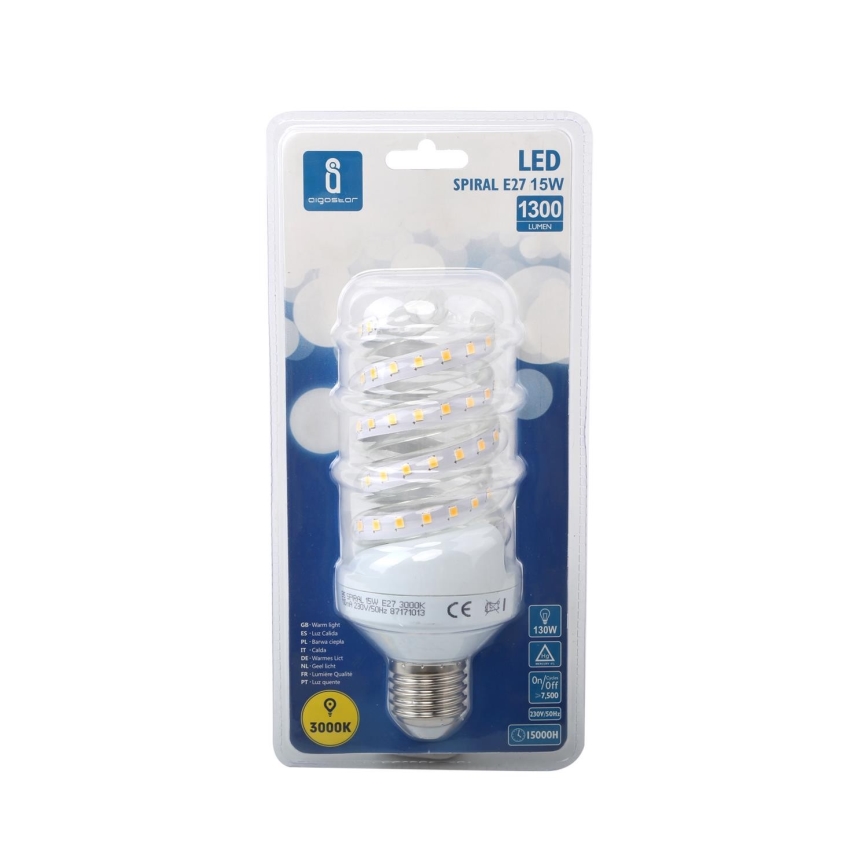 LED Λαμπτήρας E27/15W/230V 3000K - Aigostar