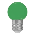 LED λαμπτήρας E27/1W/230V 5500-6500K πράσινος