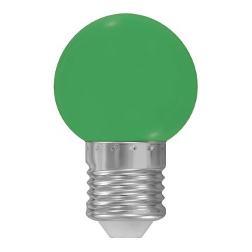 LED λαμπτήρας E27/1W/230V 5500-6500K πράσινος