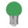 LED λαμπτήρας E27/1W/230V 5500-6500K πράσινος