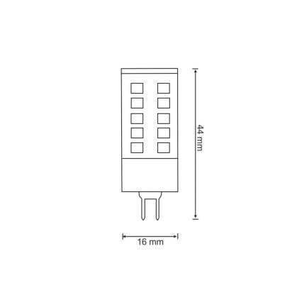 LED λαμπτήρας G4/3W/12V 6500K