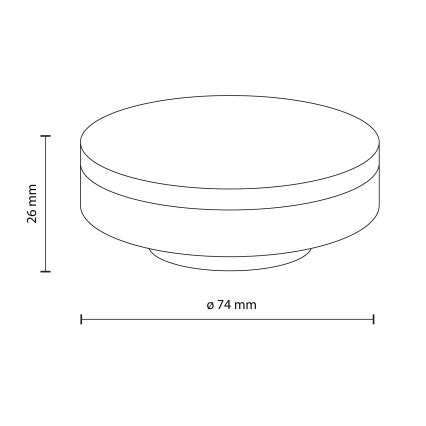 LED λαμπτήρας GX53/8W/230V 4000K