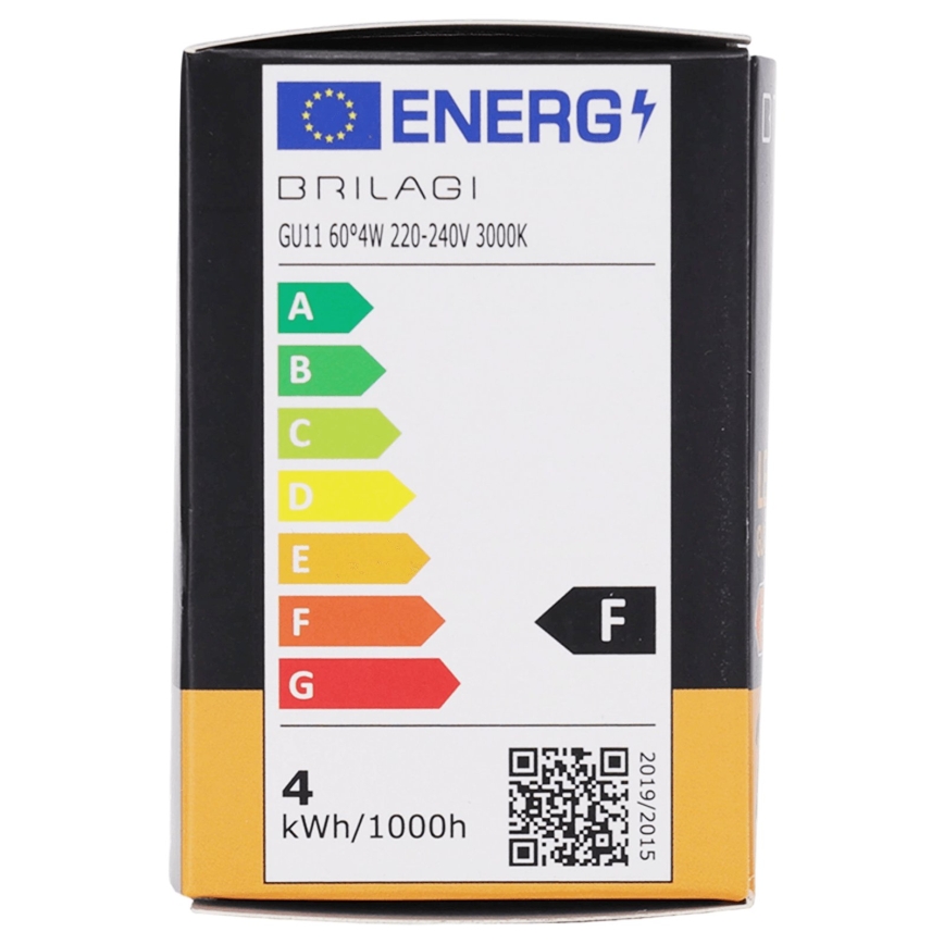 LED Λαμπτήρας MR11 GU10/4W/230V 3000K 60° - BRILAGI
