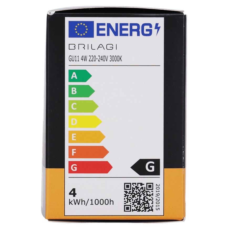 LED λαμπτήρας MR11 GU10/4W/230V 3000K - BRILAGI