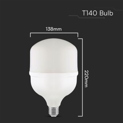 LED λαμπτήρας T140 E27/50W/230V 6500K