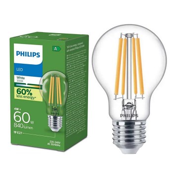 LED λαμπτήρας ULTRAEFFICIENT VINTAGE Philips A60 E27/4W/230V 3000K