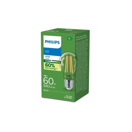 LED λαμπτήρας ULTRAEFFICIENT VINTAGE Philips A60 E27/4W/230V 3000K
