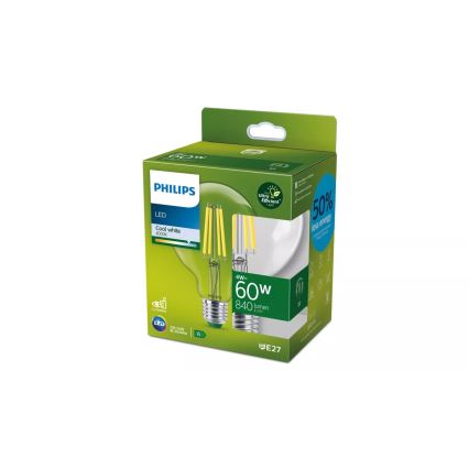 LED λαμπτήρας ULTRAEFFICIENT VINTAGE Philips G95 E27/4W/230V 4000K