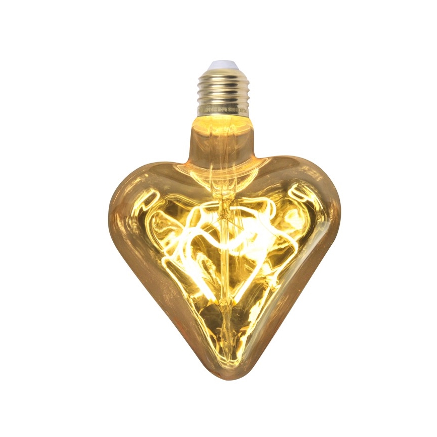 LED Λαμπτήρας VINTAGE AMBER E27/2,5W/230V 2000K