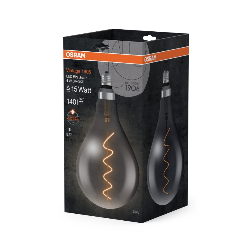 LED Λαμπτήρας VINTAGE FILAMENT E27/4W/230V 1800K - Osram