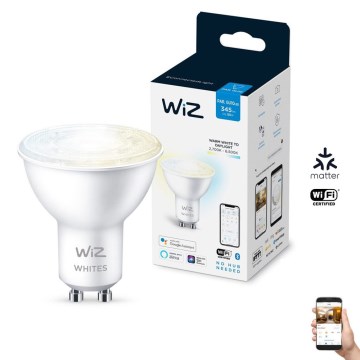 LED Dimmable λάμπα PAR16 GU10/4,7W/230V 2700-6500K CRI 90 Wi-Fi - WiZ