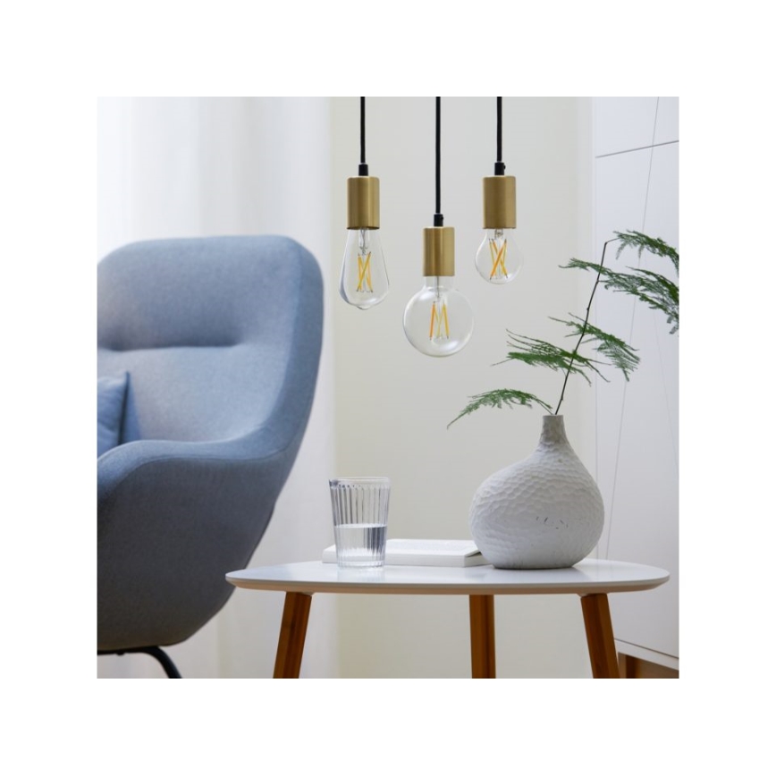 LED Dimmable λάμπα FILAMENT ST64 E27/6,7W/230V 2700-6500K CRI 90 Wi-Fi - WiZ