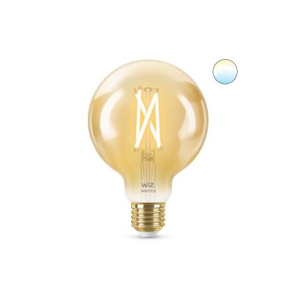LED Dimmable λάμπα VINTAGE FILAMENT G95 E27/6,7W/230V 2000-5000K CRI 90 Wi-Fi - WiZ