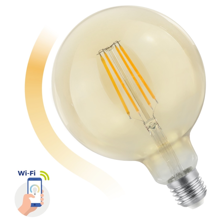 LED Dimmable λαμπτήρας E27/5,5W/230V 1700-2700K Wi-Fi Tuya