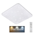 LED Dimmable φωτιστικό οροφής FLORA LED/60W/230V 2700-6500K 53x53 cm + τηλεχειριστήριο
