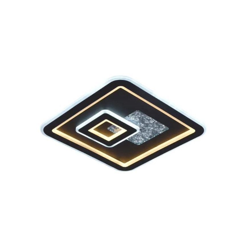 LED Dimmable φωτιστικό οροφής LED/110W/230V 3000-6500K μαύρο + τηλεχειριστήριο