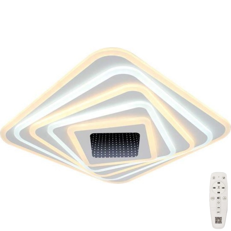 LED Dimmable φωτιστικό οροφής LED/150W/230V 3000-6500K 51x51 cm + τηλεχειριστήριο