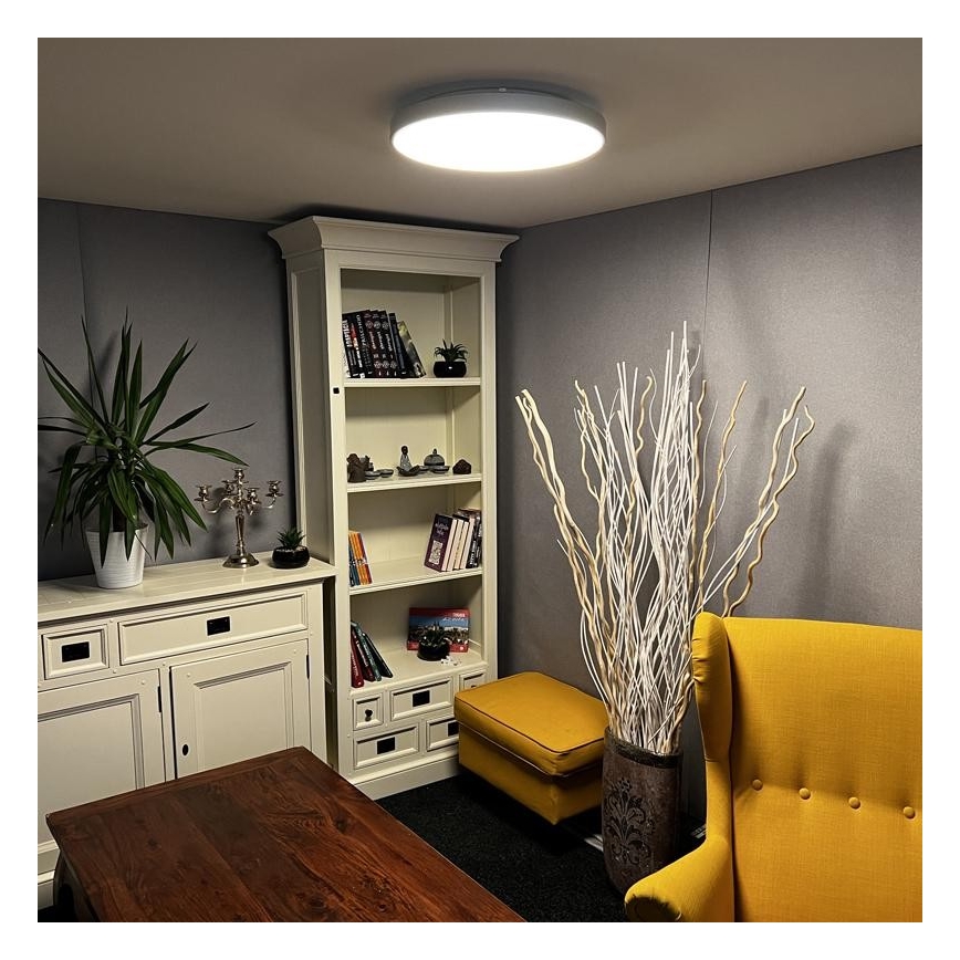 LED Dimmable φωτιστικό οροφής LED/48W/230V 2700-6500K Wi-Fi Tuya + τηλεχειριστήριο