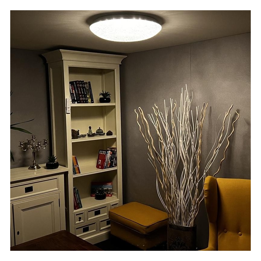 LED Dimmable φωτιστικό οροφής LED/48W/230V 2700-6500K Wi-Fi Tuya + τηλεχειριστήριο