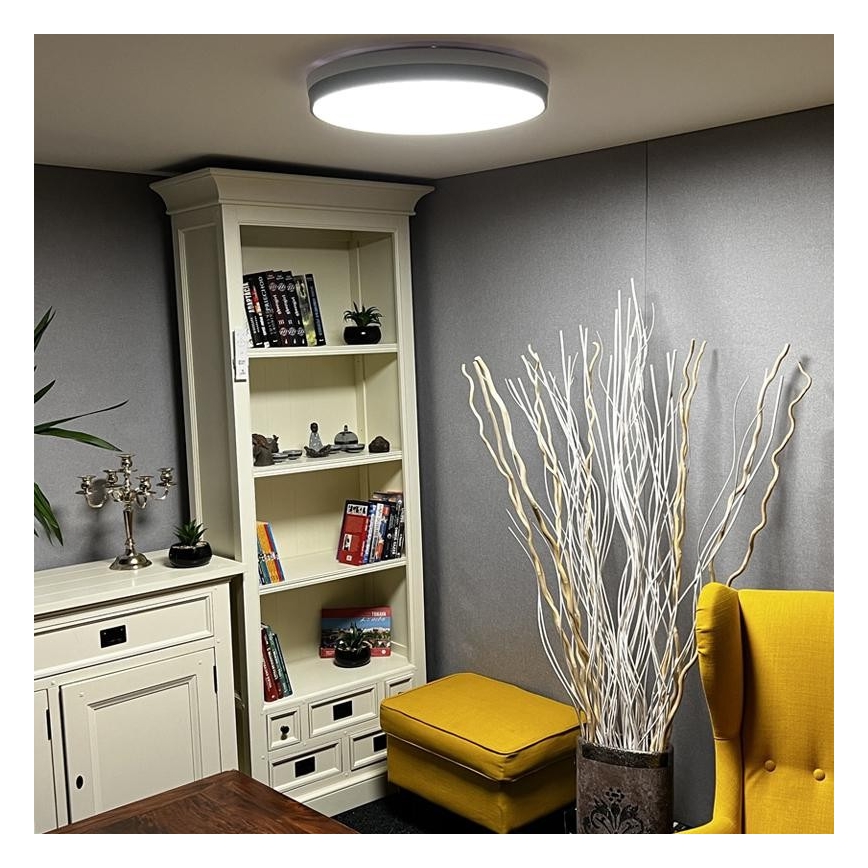 LED Dimmable φωτιστικό οροφής LED/48W/230V 2700-6500K Wi-Fi Tuya + τηλεχειριστήριο