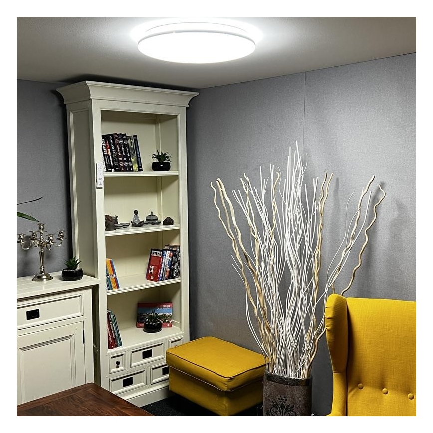 LED Dimmable φωτιστικό οροφής LED/48W/230V 2700-6500K Wi-Fi Tuya + τηλεχειριστήριο