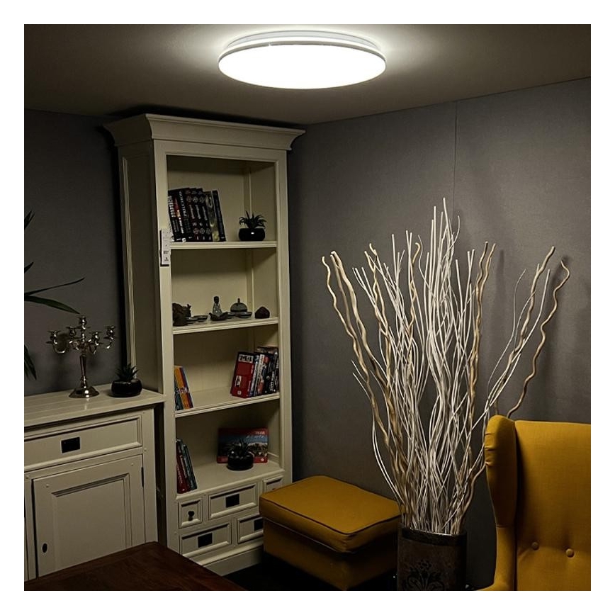 LED Dimmable φωτιστικό οροφής LED/48W/230V 2700-6500K Wi-Fi Tuya + τηλεχειριστήριο