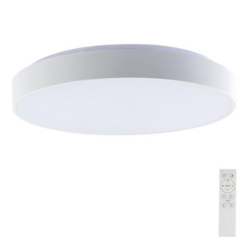 LED Dimmable φωτιστικό οροφής LED/60W/230V 3000-6500K 49,5 cm λευκό + τηλεχειριστήριο