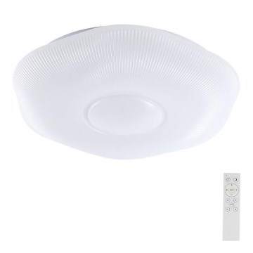 LED Dimmable φωτιστικό οροφής LED/60W/230V 3000-6500K 50 cm λευκό + τηλεχειριστήριο