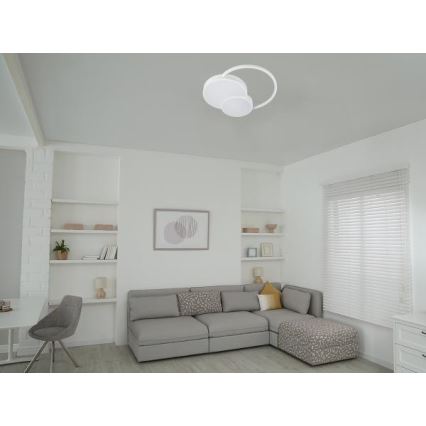 LED Dimmable φωτιστικό οροφής LED/60W/230V 3000-6500K λευκό + τηλεχειριστήριο